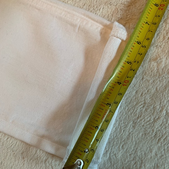 Bright white Trafaluc crop cotton jeans NEW condition thick and soft size 2 - Picture 5 of 11